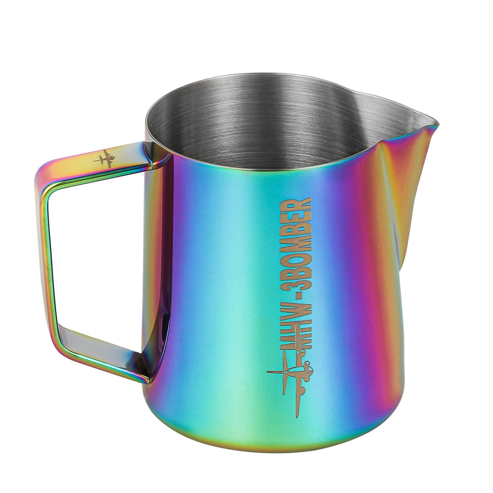 乳液・ミルク SHAMAN MHW-3BOMBER Milk Frothing Pitcher 16.9oz/500ml Latte Art Pitcher